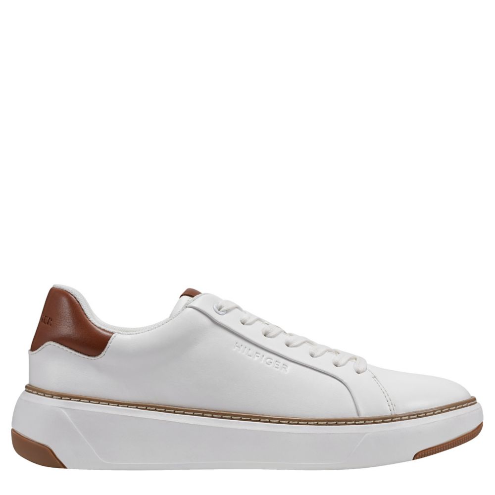 Tommy hilfiger shop white sneakers mens