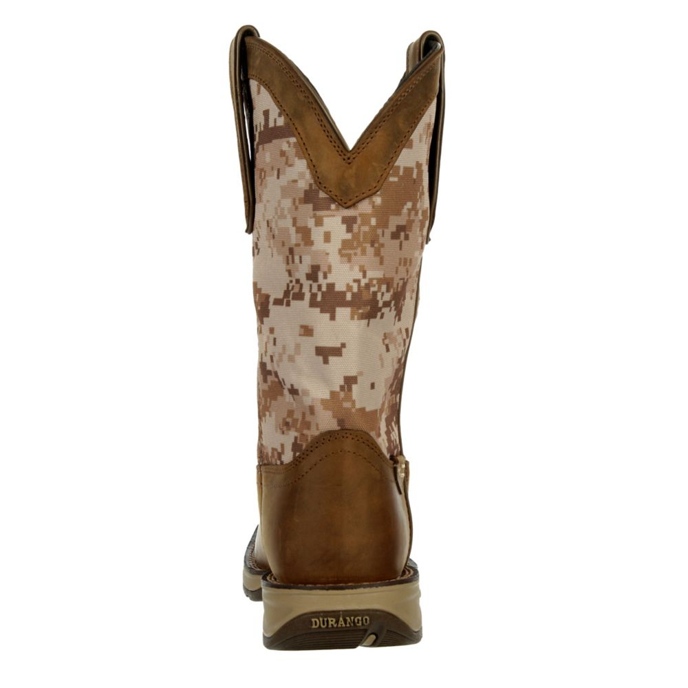 MENS REBEL DESERT CAMO WESTERN BOOT