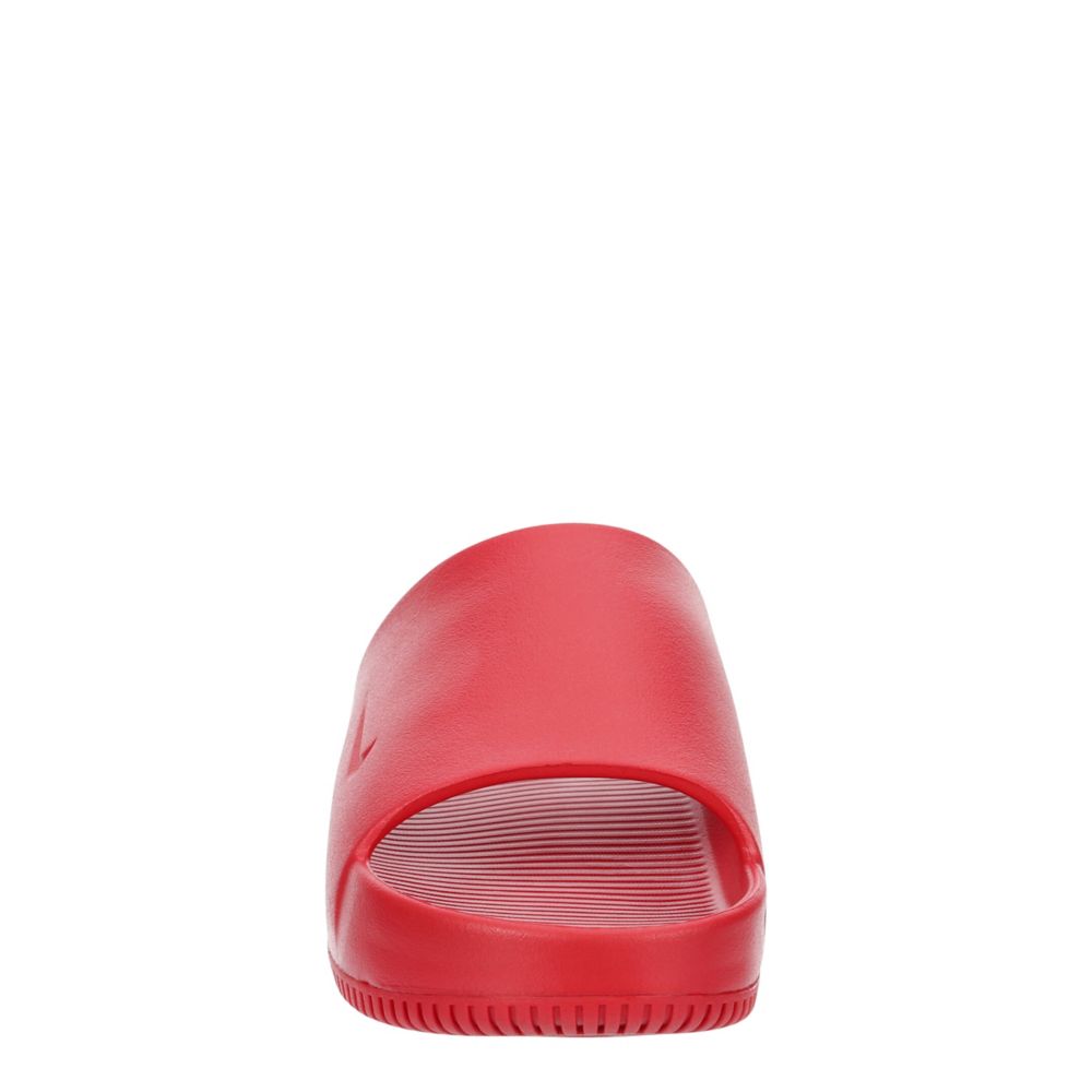 MENS CALM SLIDE SANDAL - RED