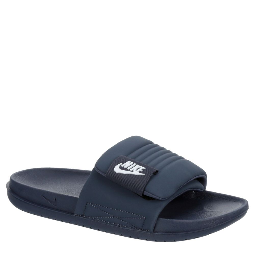 NIKE MENS OFFCOURT ADJUST SLIDE SANDAL NAVY