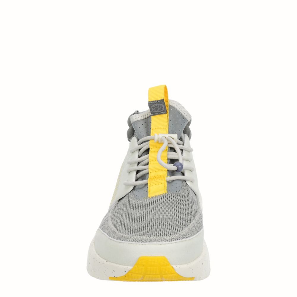 Yellow Mens Sirocco Mid Trail Sneaker | Heydude | Rack Room Shoes