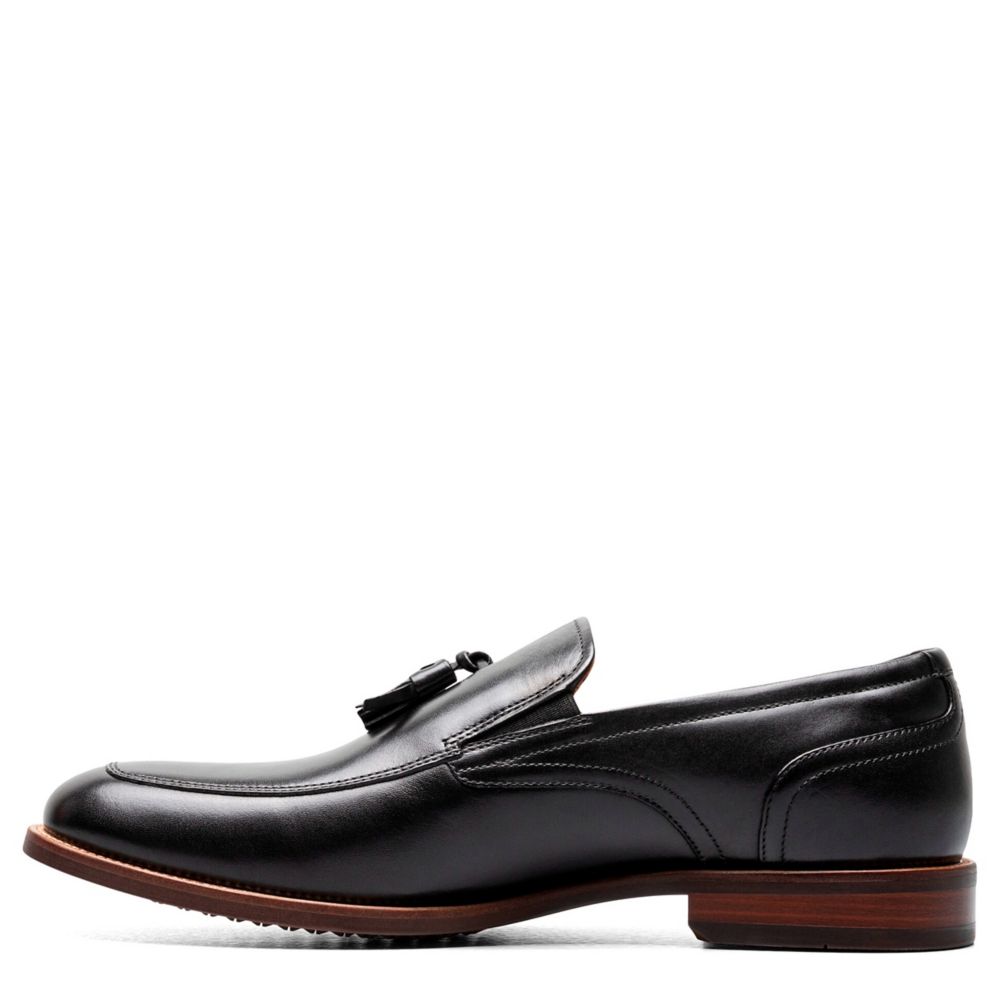 Black Mens Rucci Moc Toe Tassel Loafer | Florsheim | Rack Room Shoes