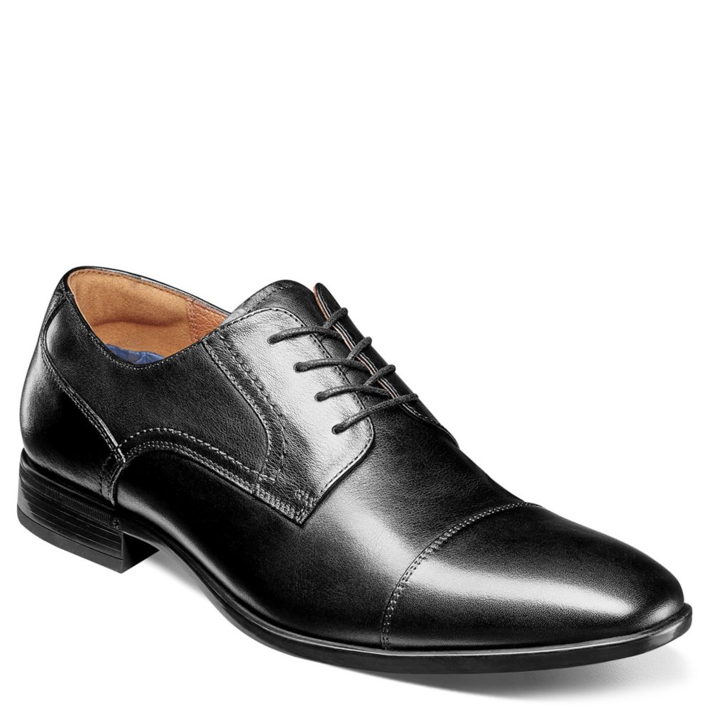 Black White Vintage Leather Dapper Man Lace Up Mens Oxfords Dress Shoes