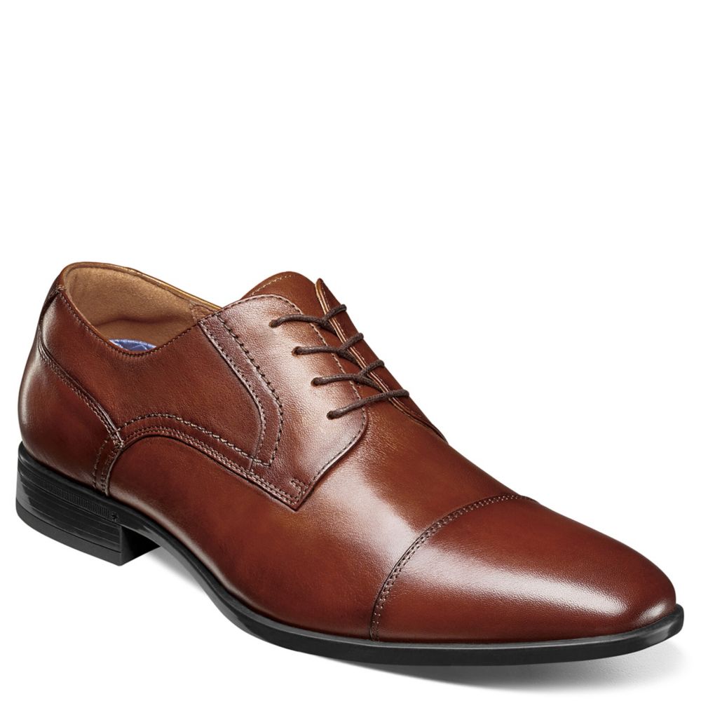 Cognac Florsheim Mens Zaffiro Cap Toe Oxford | Mens | Rack Room Shoes