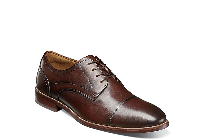 Brown Florsheim Mens Rucci Cap Toe Oxford | Oxfords | Rack Room Shoes