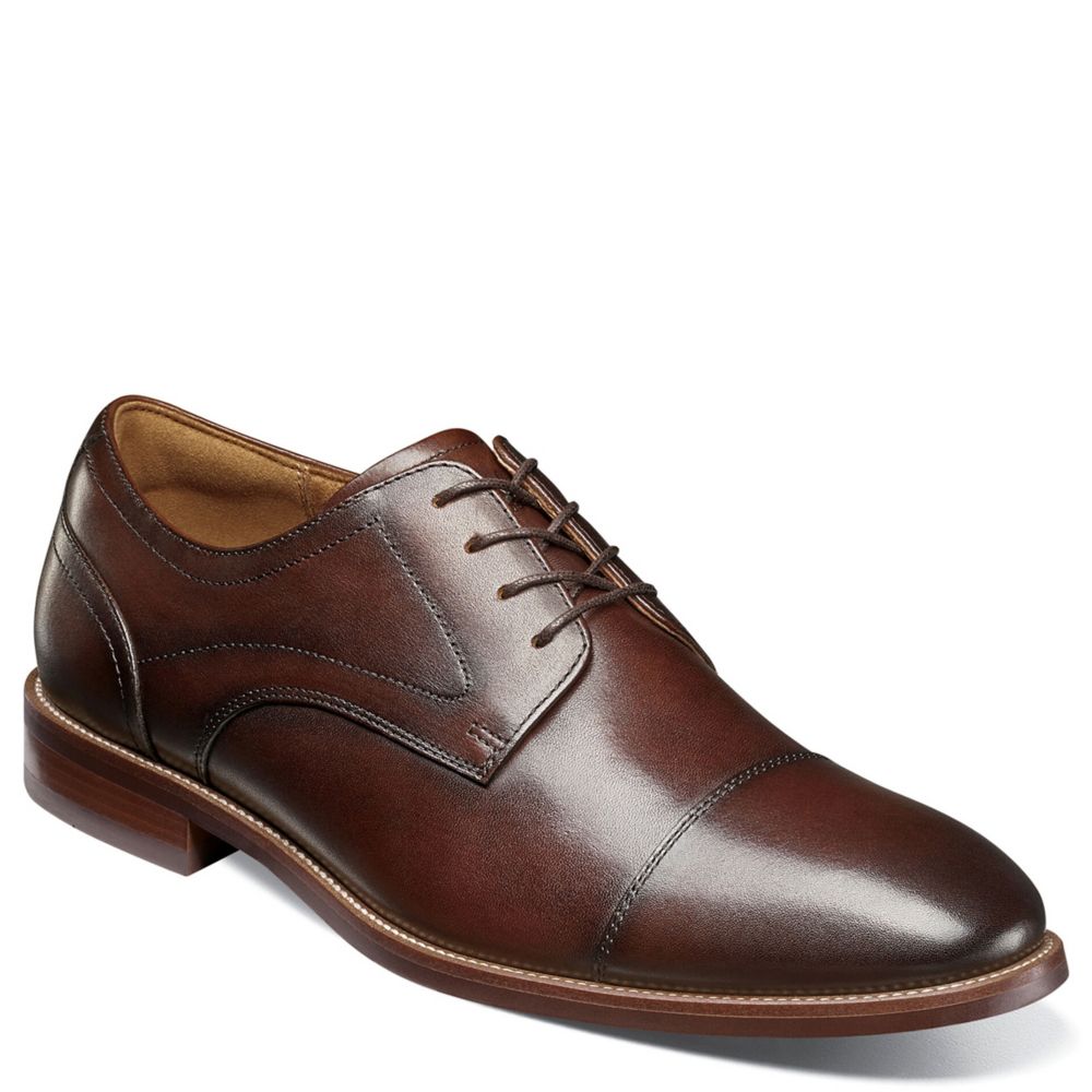 Brown Florsheim Mens Rucci Cap Toe Oxford | Oxfords | Rack Room Shoes