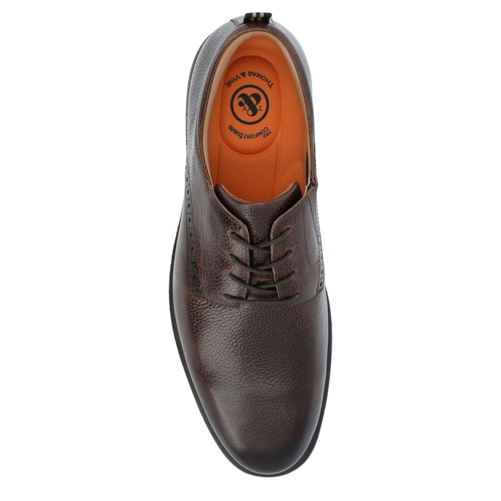 MENS STAFFORD DRESS SHOE - BROWN