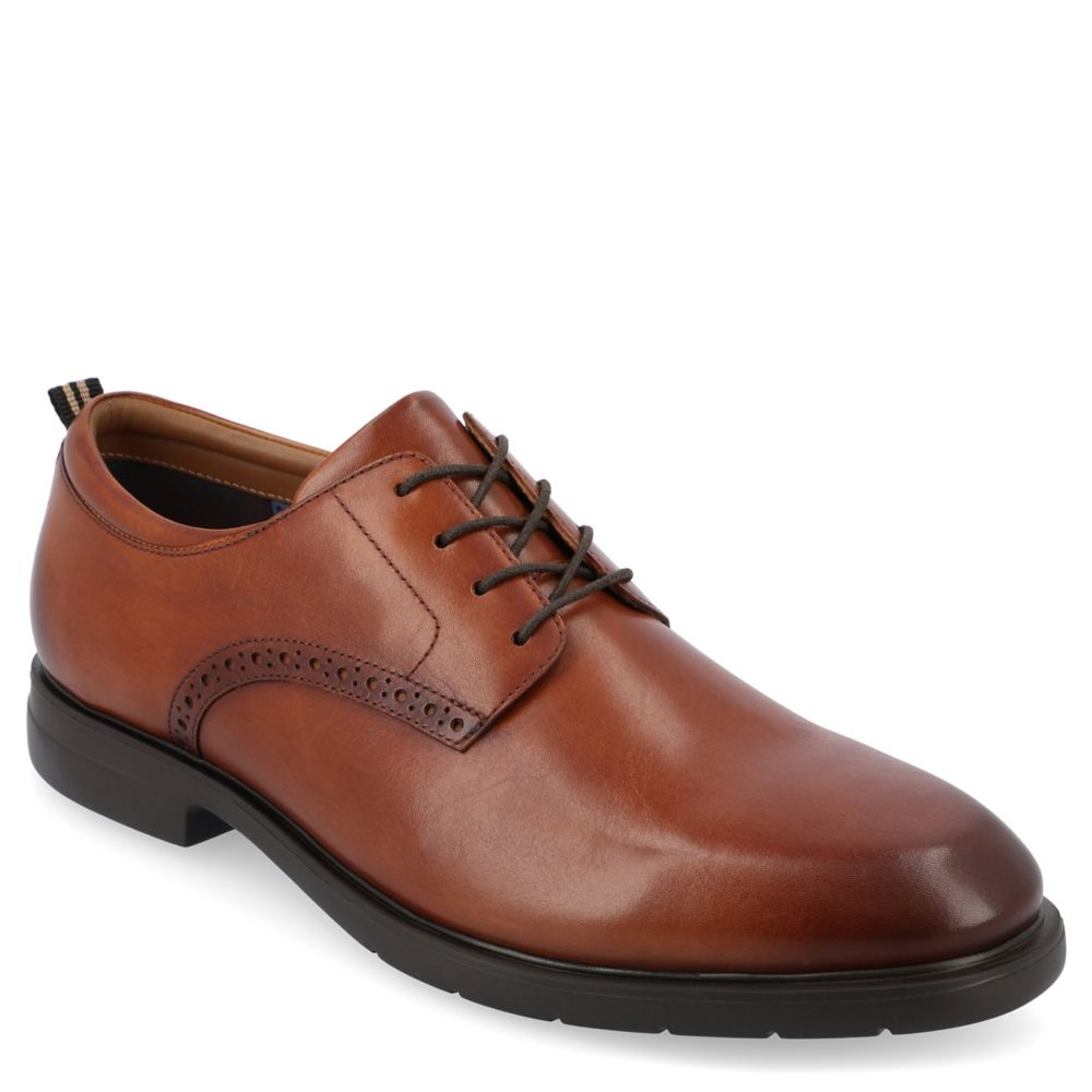 Cognac Mens Stafford Dress Shoe, Thomas & Vine