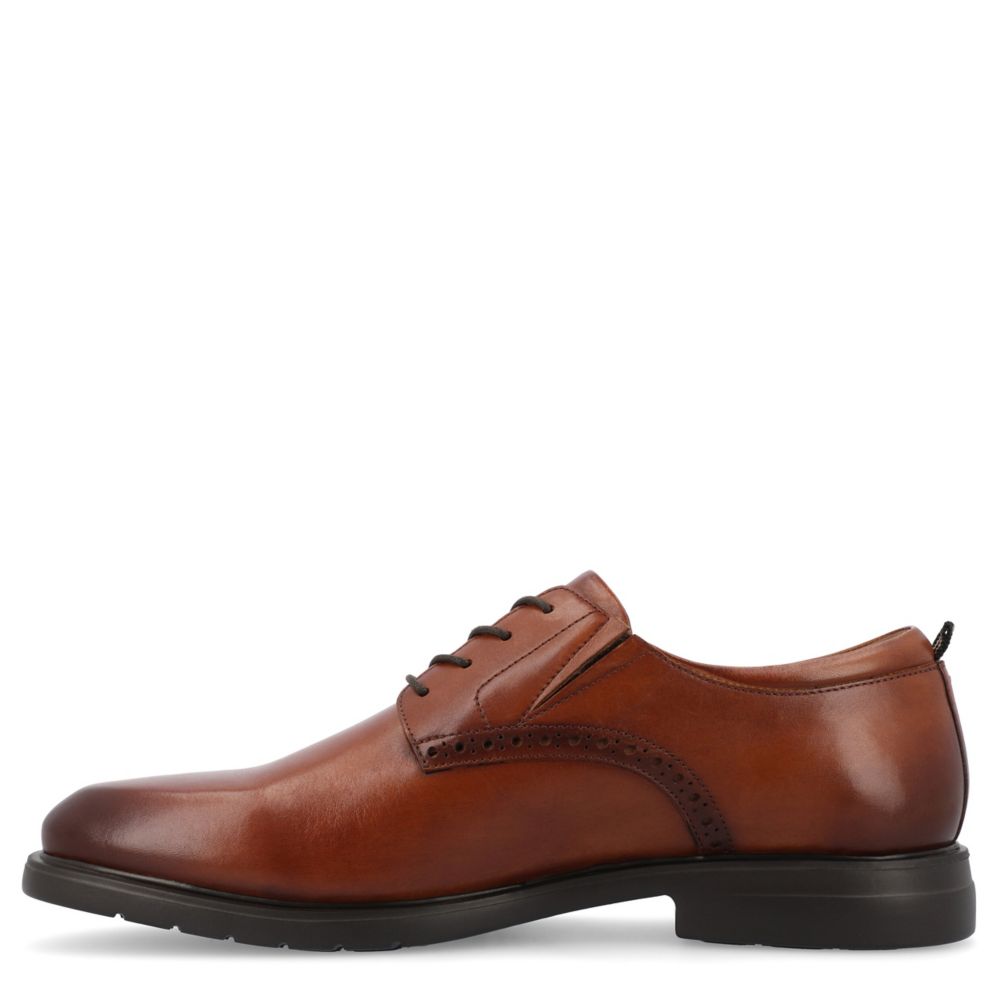 Cognac Mens Stafford Dress Shoe, Thomas & Vine