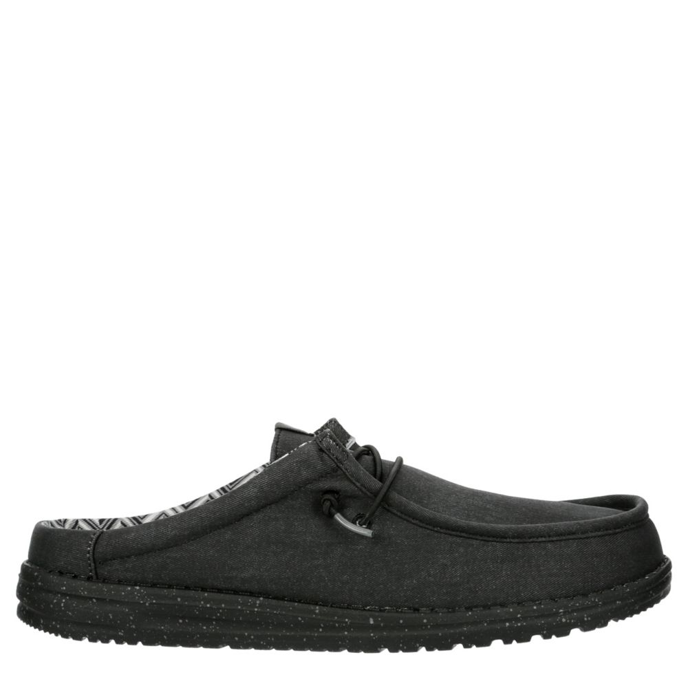 MENS WALLY SLIP CANVAS SLIP ON SNEAKER