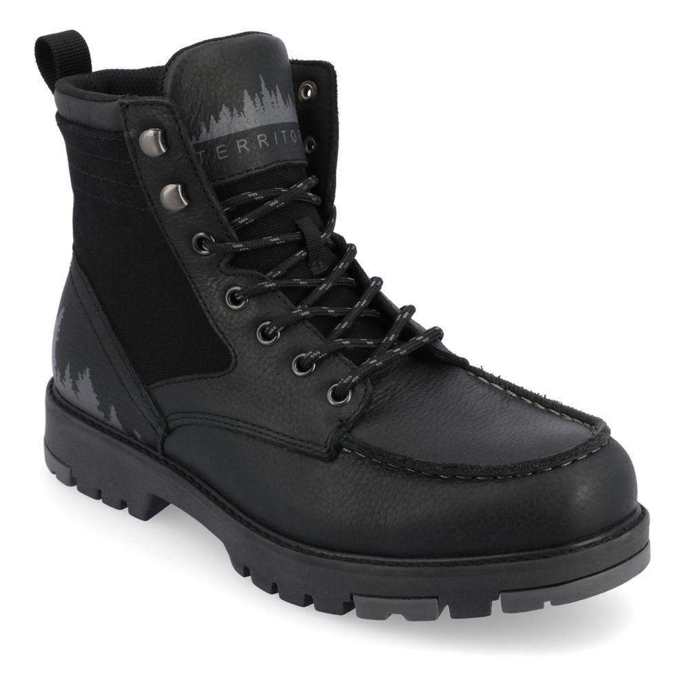 BLACK TERRITORY Mens Timber Lace up