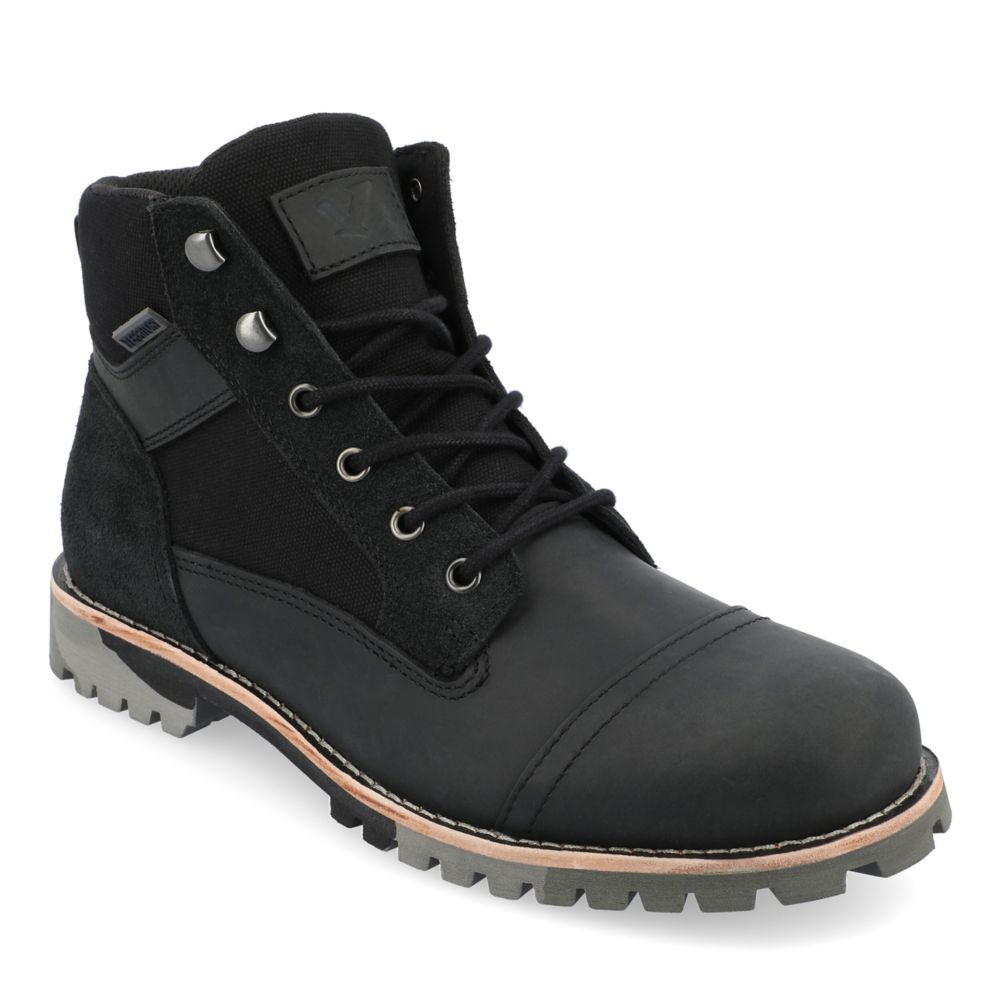 Black Territory Mens Brute Lace up Boot Rack Room Shoes