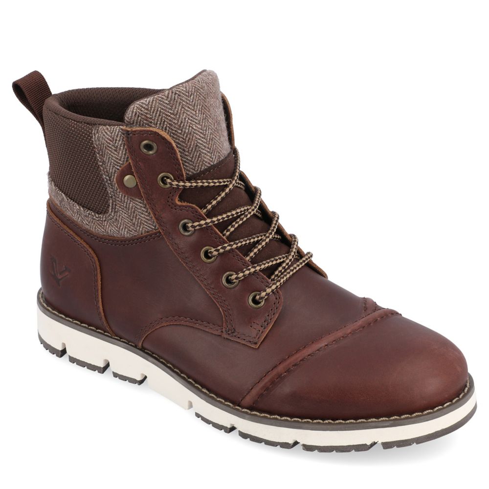 BROWN TERRITORY Mens Raider Lace up