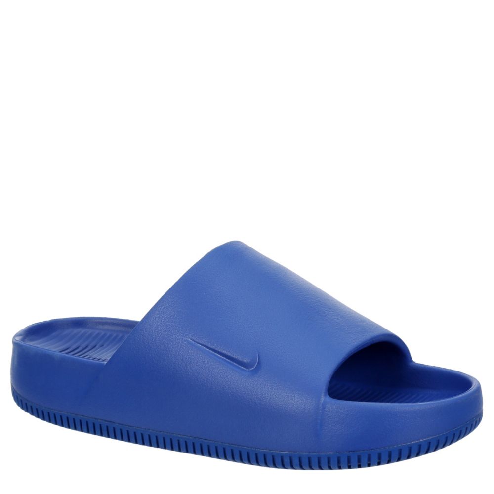 NIKE MENS CALM SLIDE SANDAL BLUE