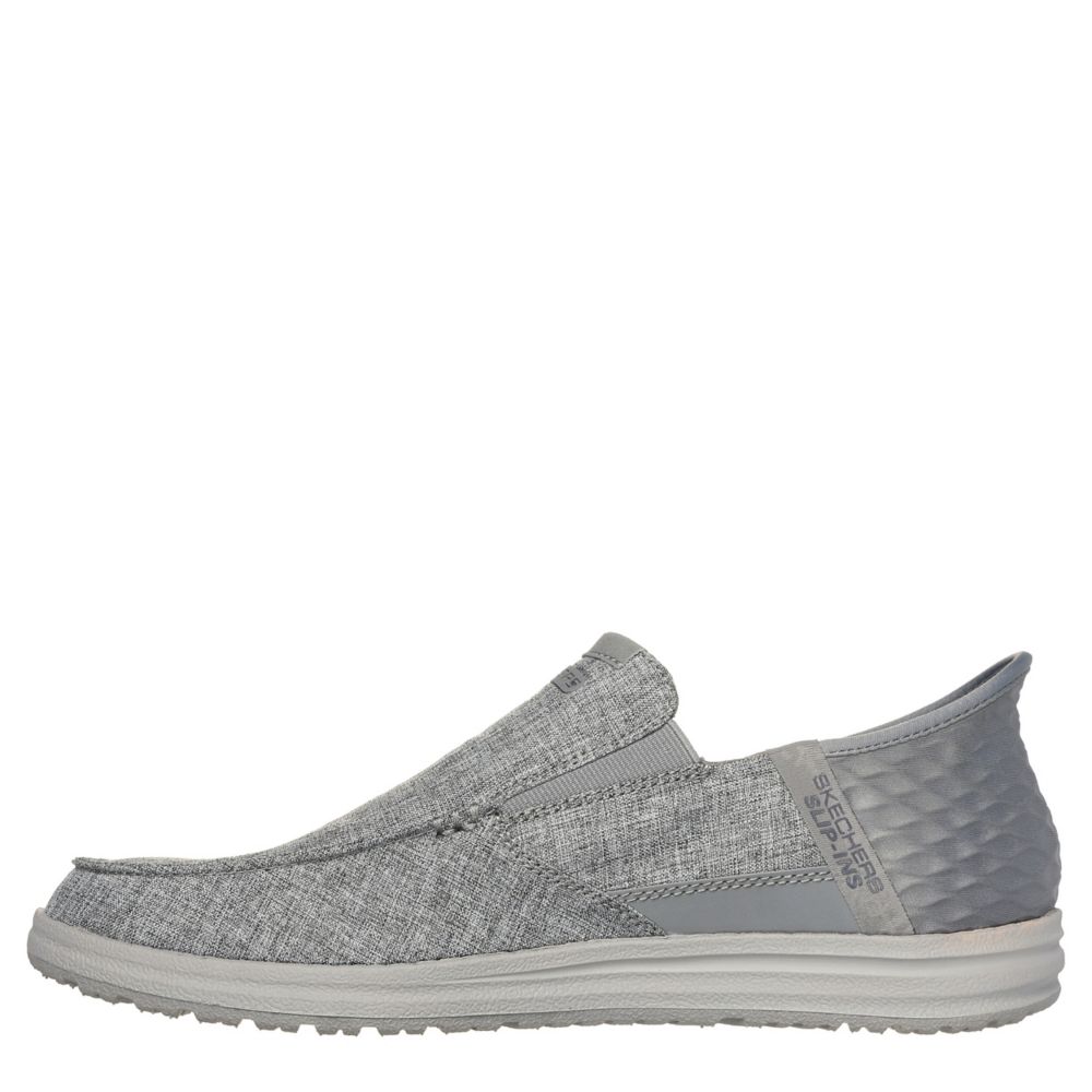 Grey Skechers Mens Slipins Melsonmedford Sneaker Rack Room Shoes