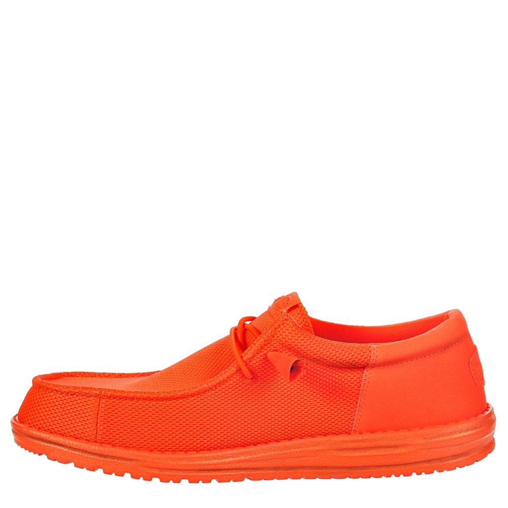 MENS WALLY FUNK MONO SLIP ON SNEAKER - ORANGE