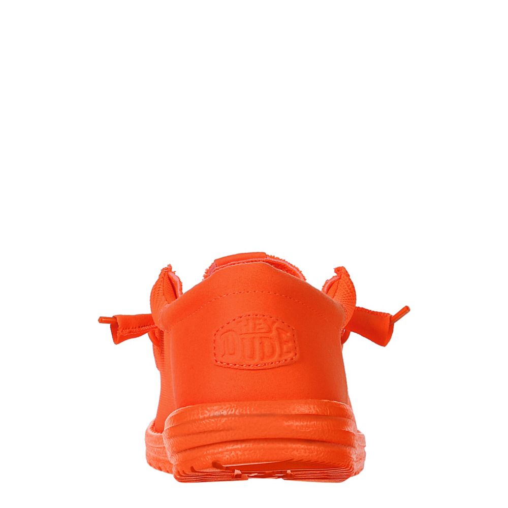 MENS WALLY FUNK MONO SLIP ON SNEAKER - ORANGE