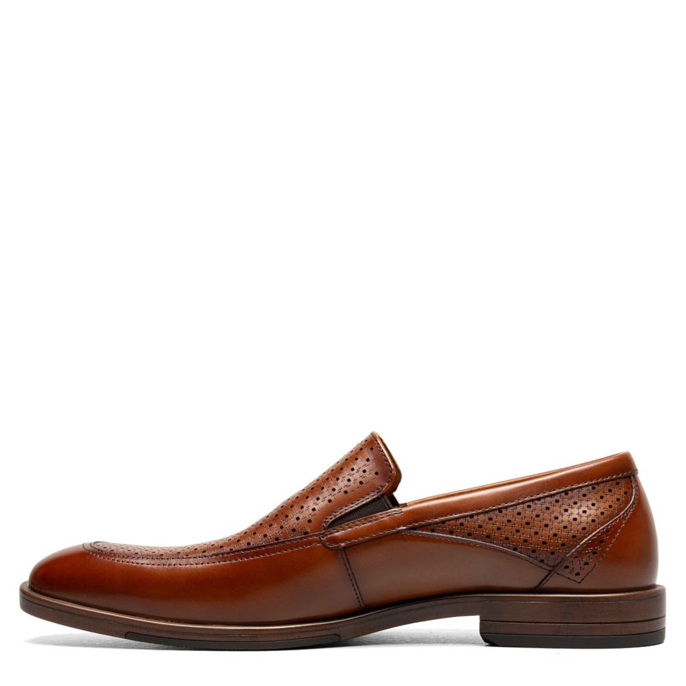 MENS AIDEN PERFORATED MOC TOE LOAFER