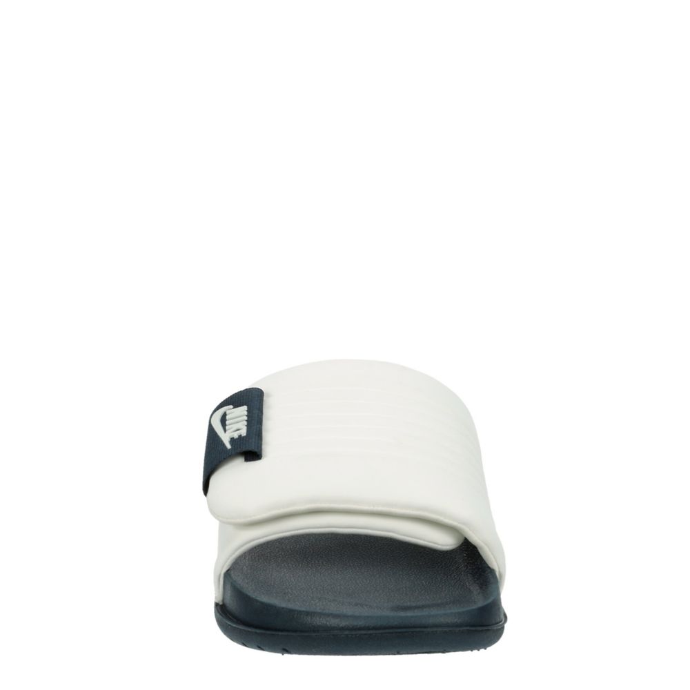 NIKE MENS OFFCOURT ADJUST SLIDE SANDAL - NAVY
