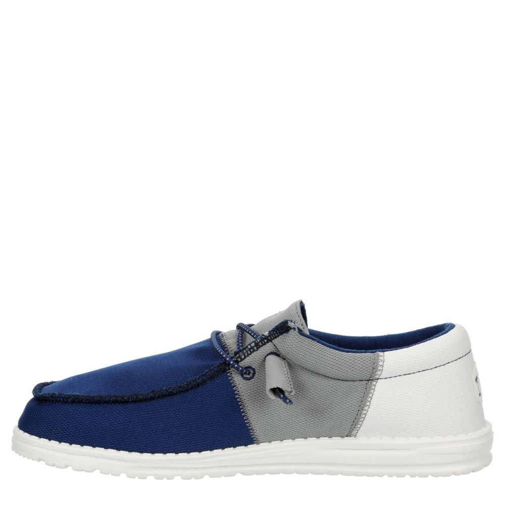 MENS WALLY TRI-VARSITY SLIP ON SNEAKER