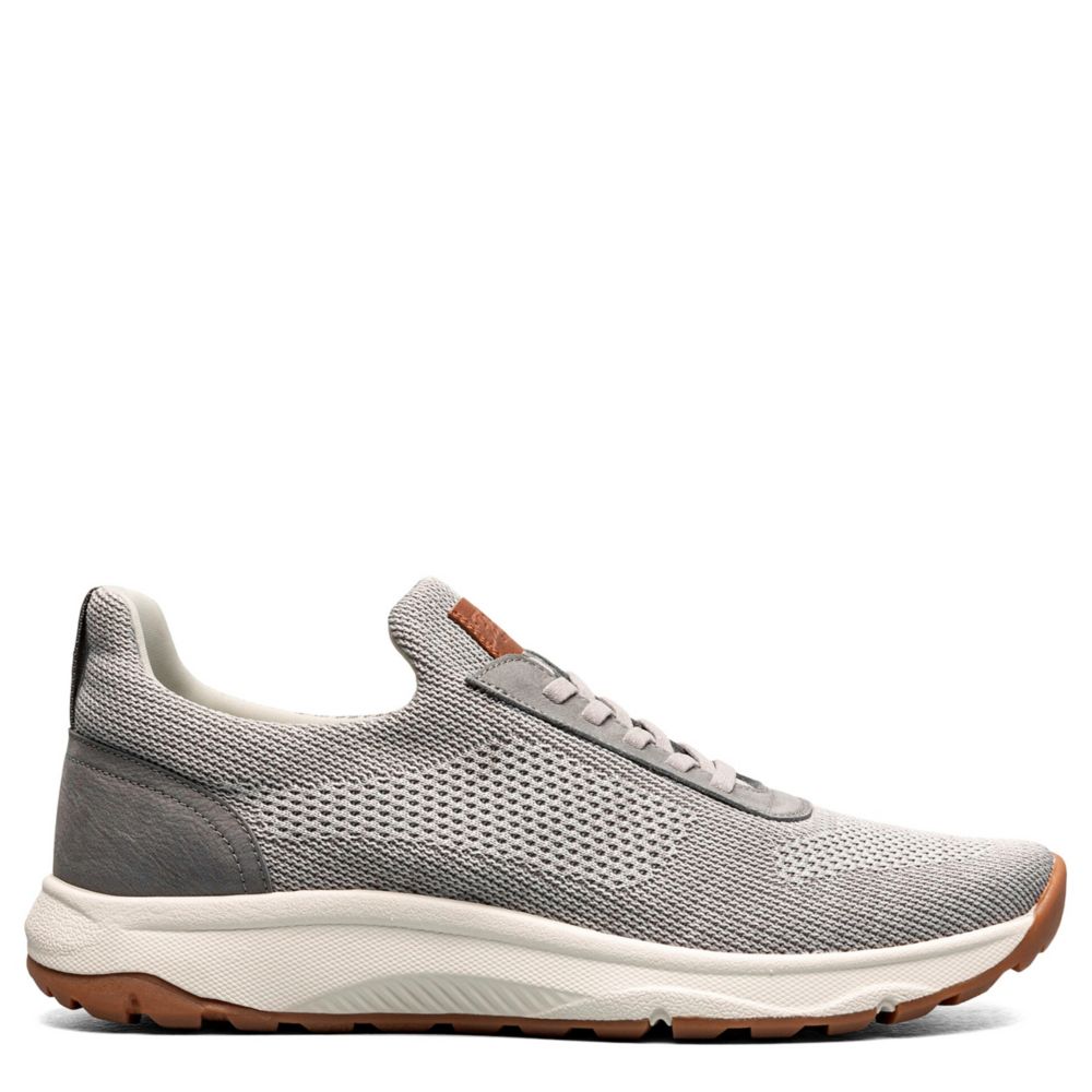 MENS SATELLITE KNIT ELASTIC LACE SLIP ON SNEAKER