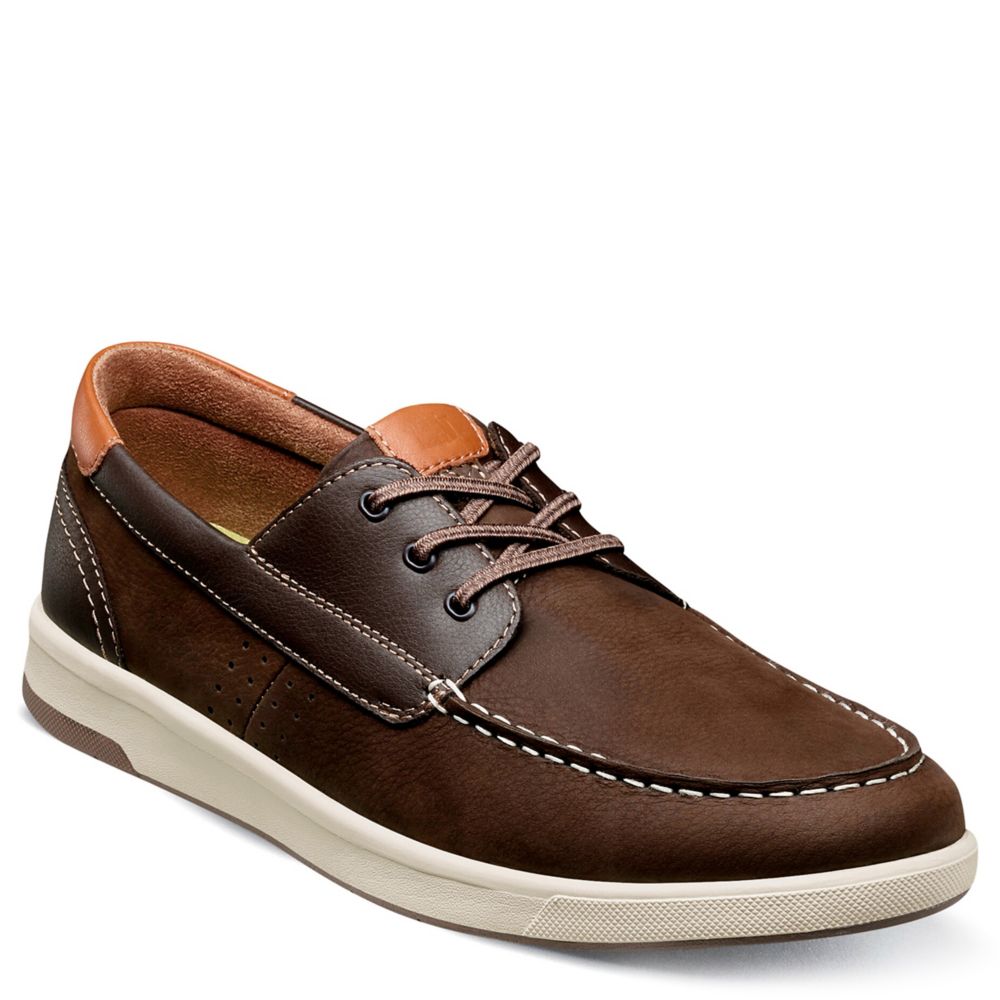 MENS CROSSOVER MOC TOE BOAT SHOE