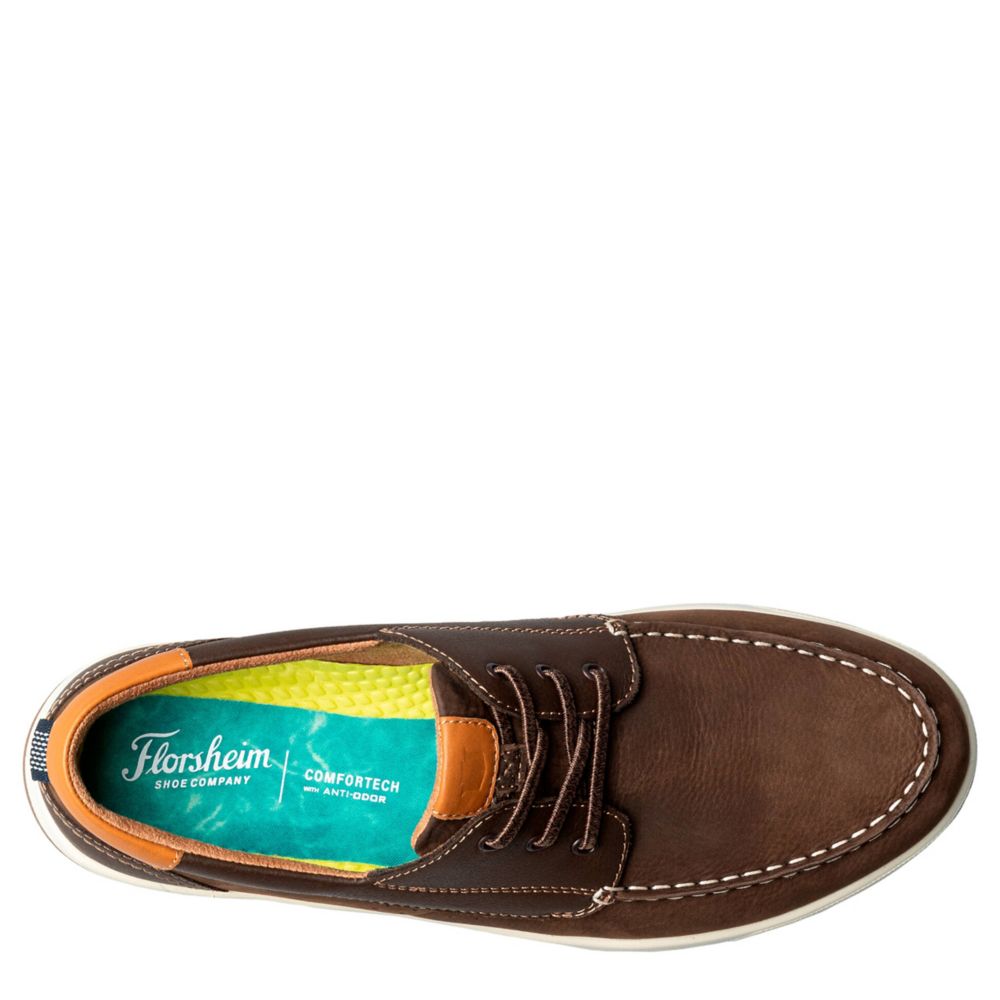 MENS CROSSOVER MOC TOE BOAT SHOE