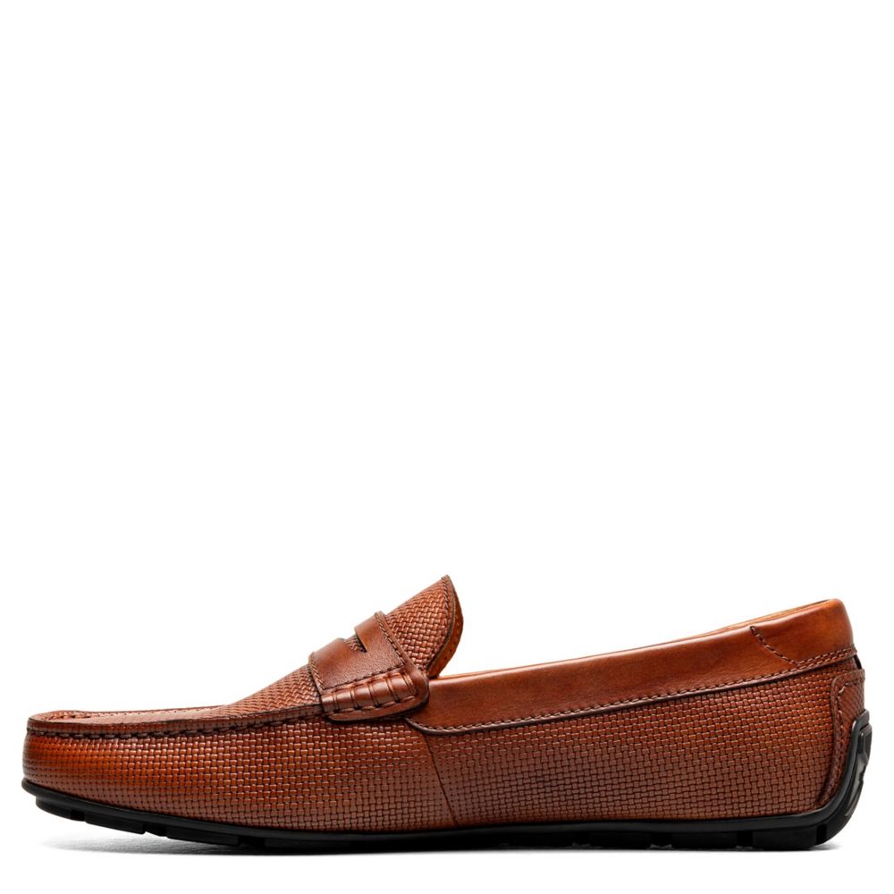 Cognac Florsheim Mens Motor Moc Toe Penny Driver | Rack Room Shoes