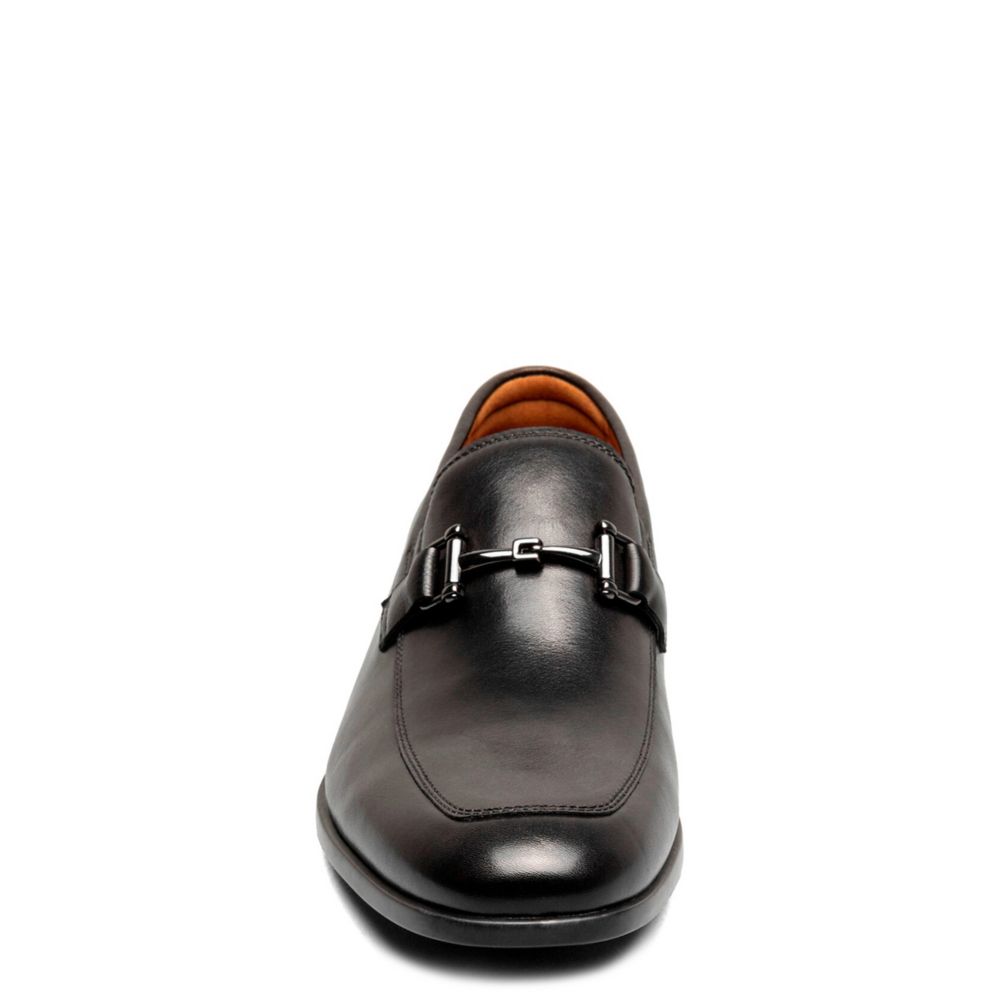 Black Florsheim Mens Zaffiro Moc Toe Bit Loafer | Rack Room