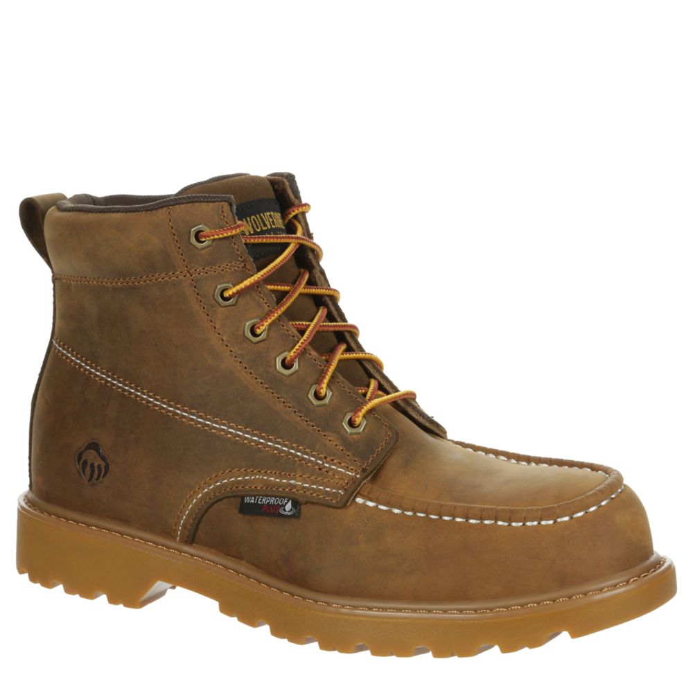 MENS FLOORHAND MOC STEEL TOE WORK BOOT