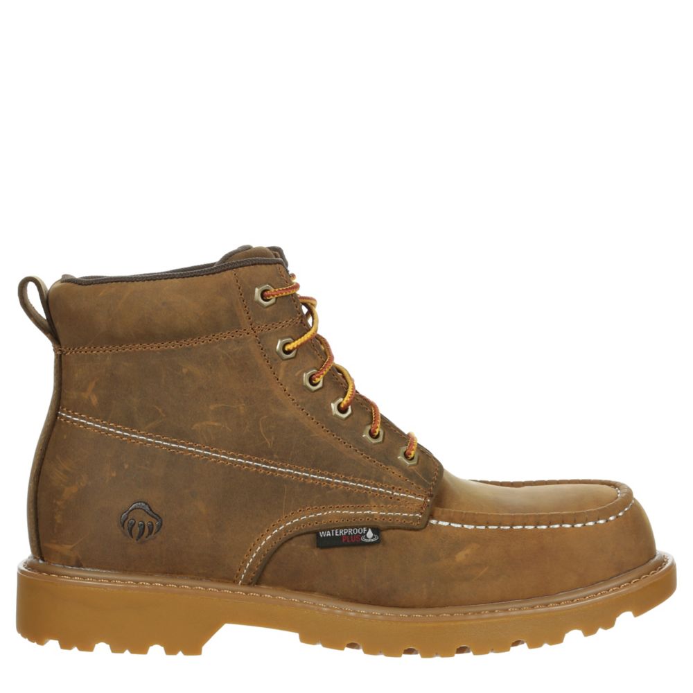 MENS FLOORHAND MOC STEEL TOE WORK BOOT