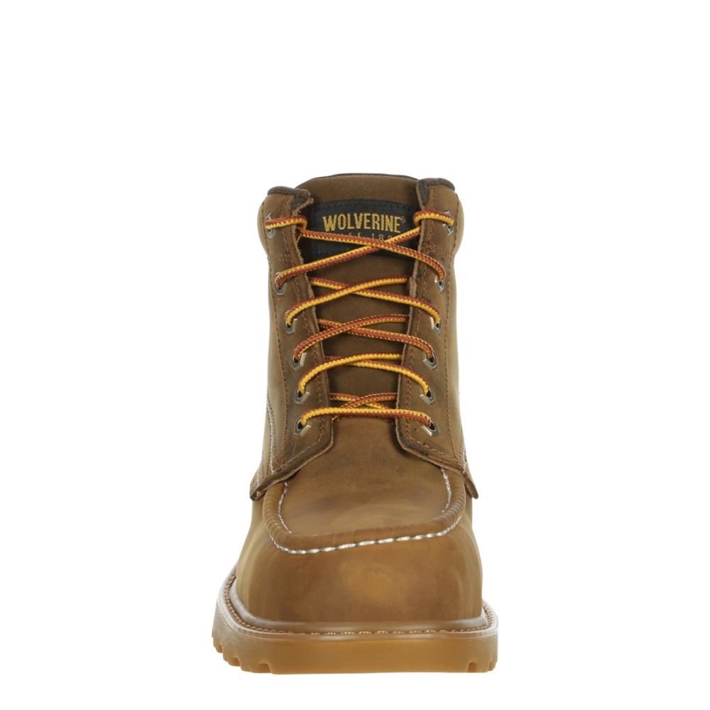 MENS FLOORHAND MOC STEEL TOE WORK BOOT