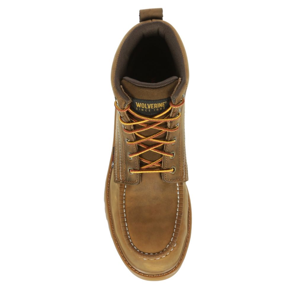 MENS FLOORHAND MOC STEEL TOE WORK BOOT