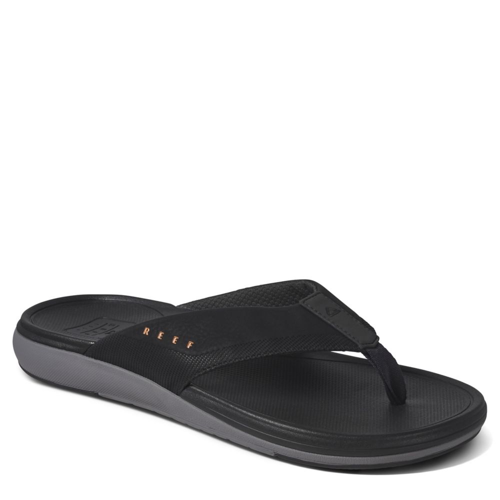 ★SAINT SATIN☆Breen Flip Flop Cushion Slippers Tan Reef Mens Cushion Bonzer Flip Flop Sandal | Rack Room Shoes