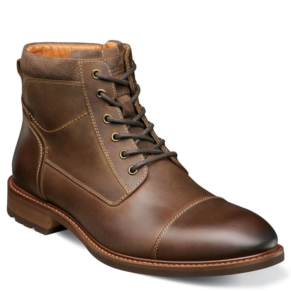 MENS CHALET CAP TOE LACE-UP BOOT