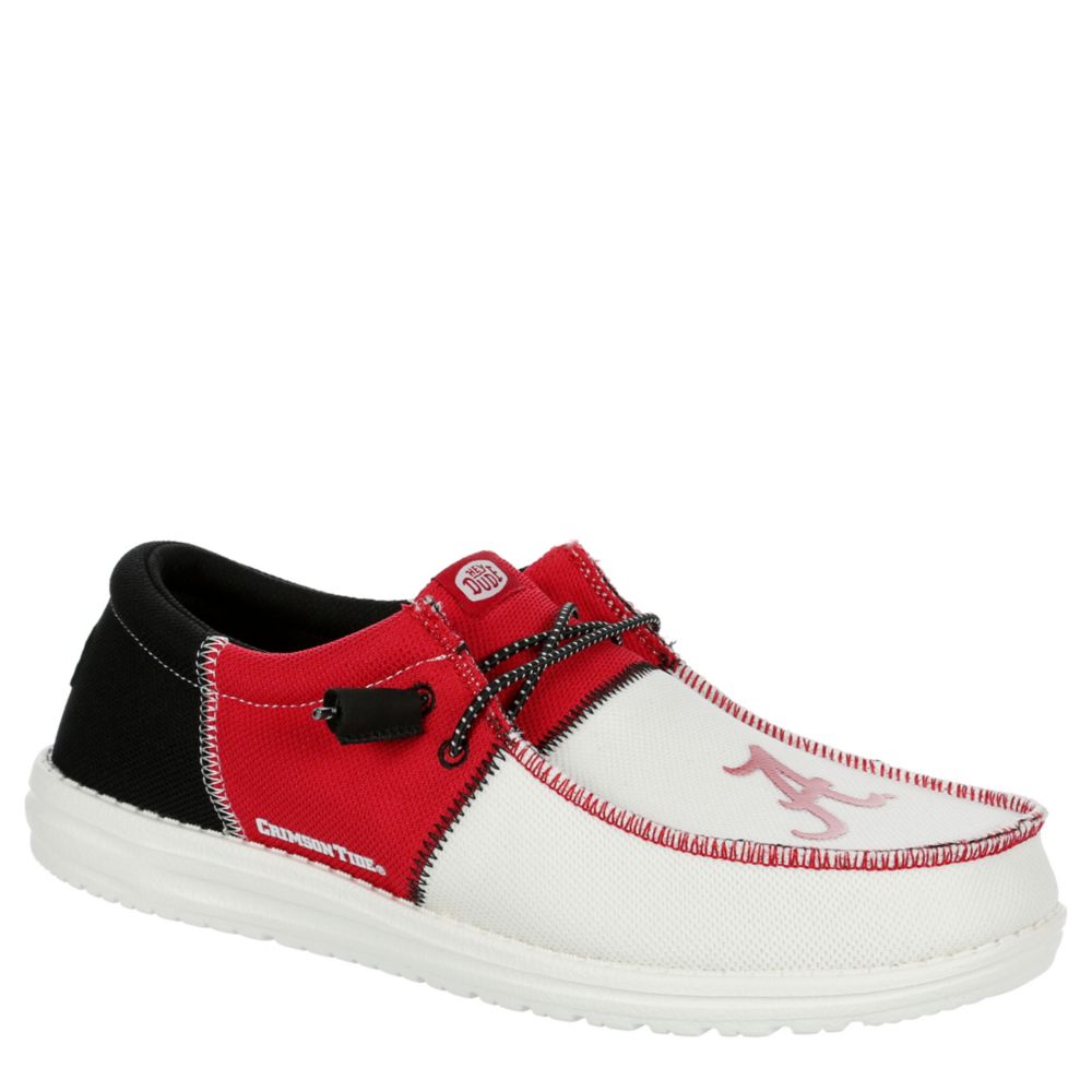 MENS WALLY TRI ALABAMA CRIMSON TIDE SLIP ON SNEAKER