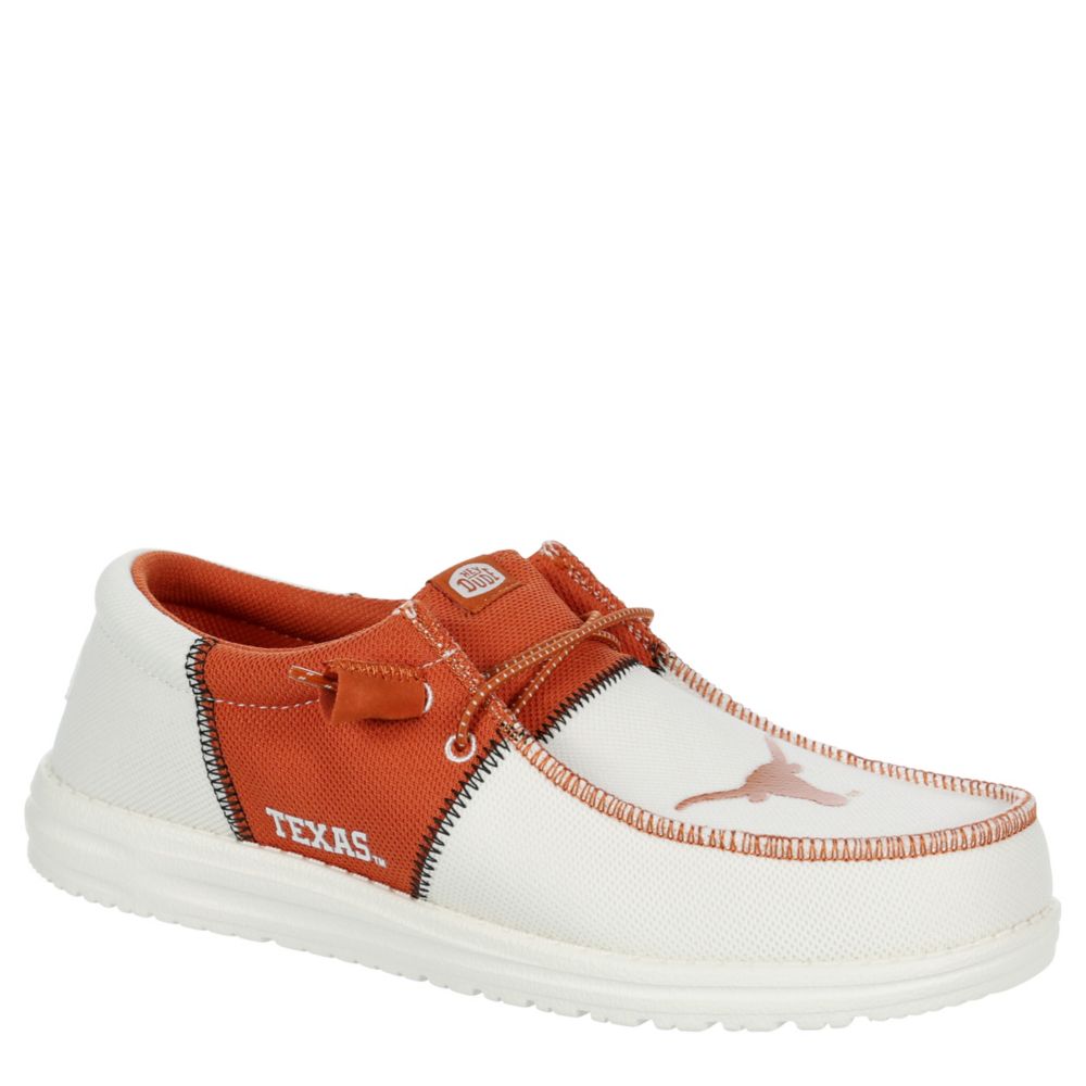 MENS WALLY TRI TEXAS LONGHORNS SLIP ON SNEAKER