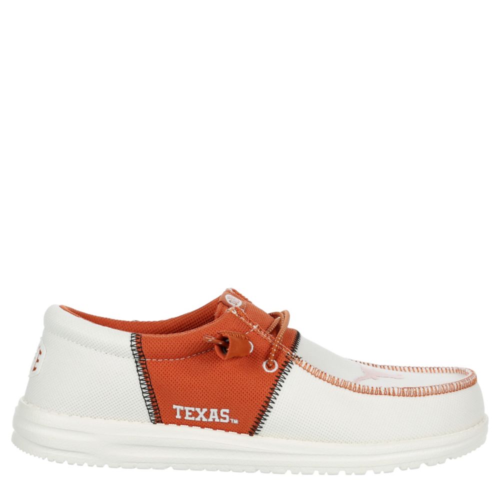 MENS WALLY TRI TEXAS LONGHORNS SLIP ON SNEAKER