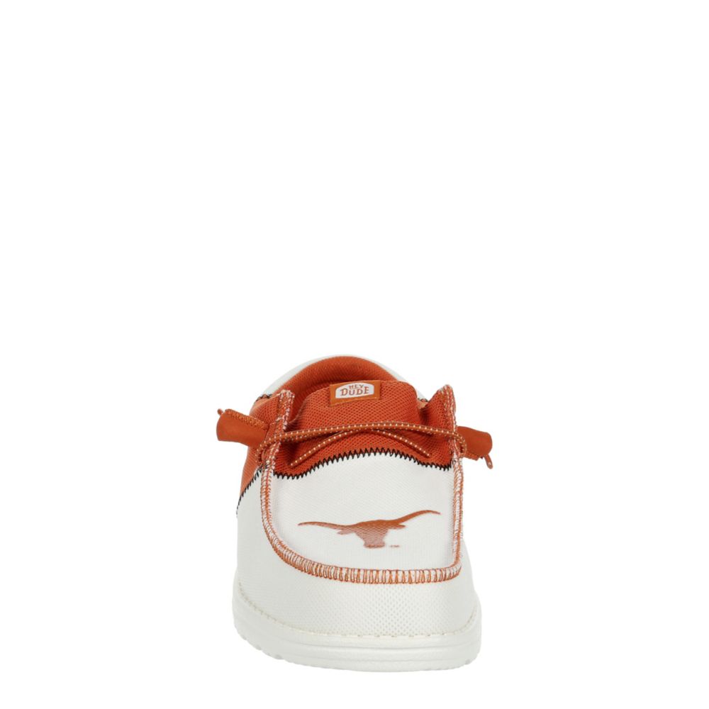 MENS WALLY TRI TEXAS LONGHORNS SLIP ON SNEAKER