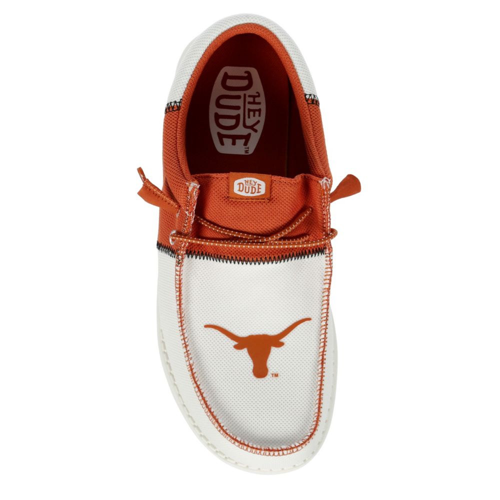 MENS WALLY TRI TEXAS LONGHORNS SLIP ON SNEAKER