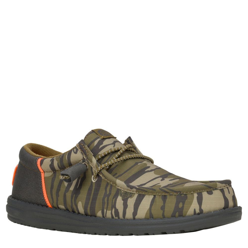 MENS WALLY MOSSY OAK SLIP ON SNEAKER