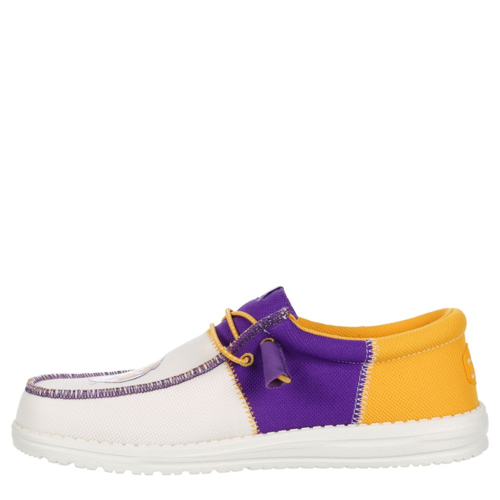 White Heydude Mens Wally Tri Lsu Slip On Sneaker Rack Room Shoes