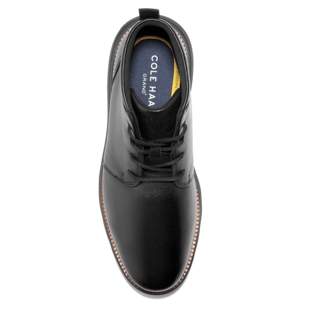 Black Cole Haan Mens Grand= Ultra Chukka Boot Rack Room Shoes