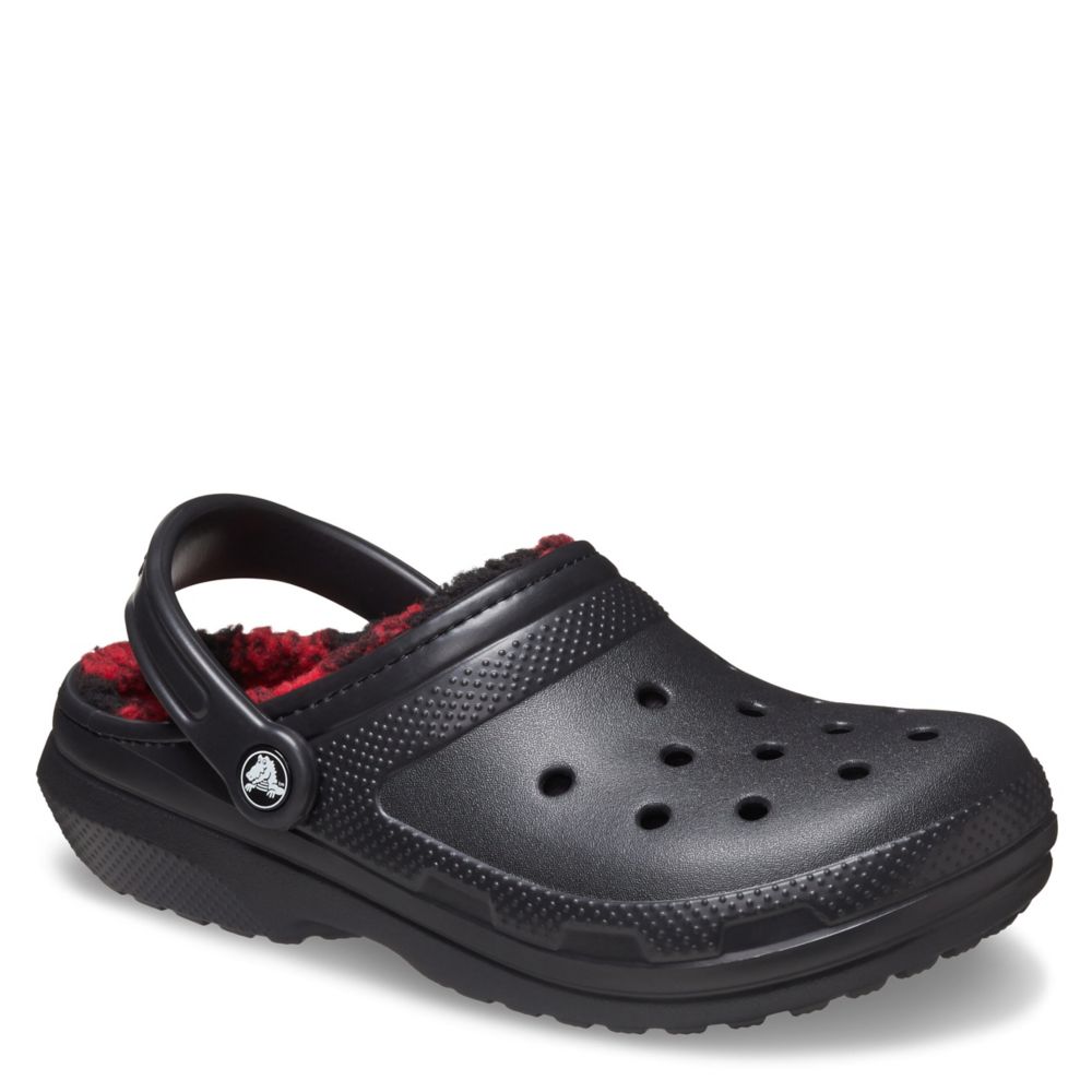 Crocs Classic Buffalo Check Lined Clogs