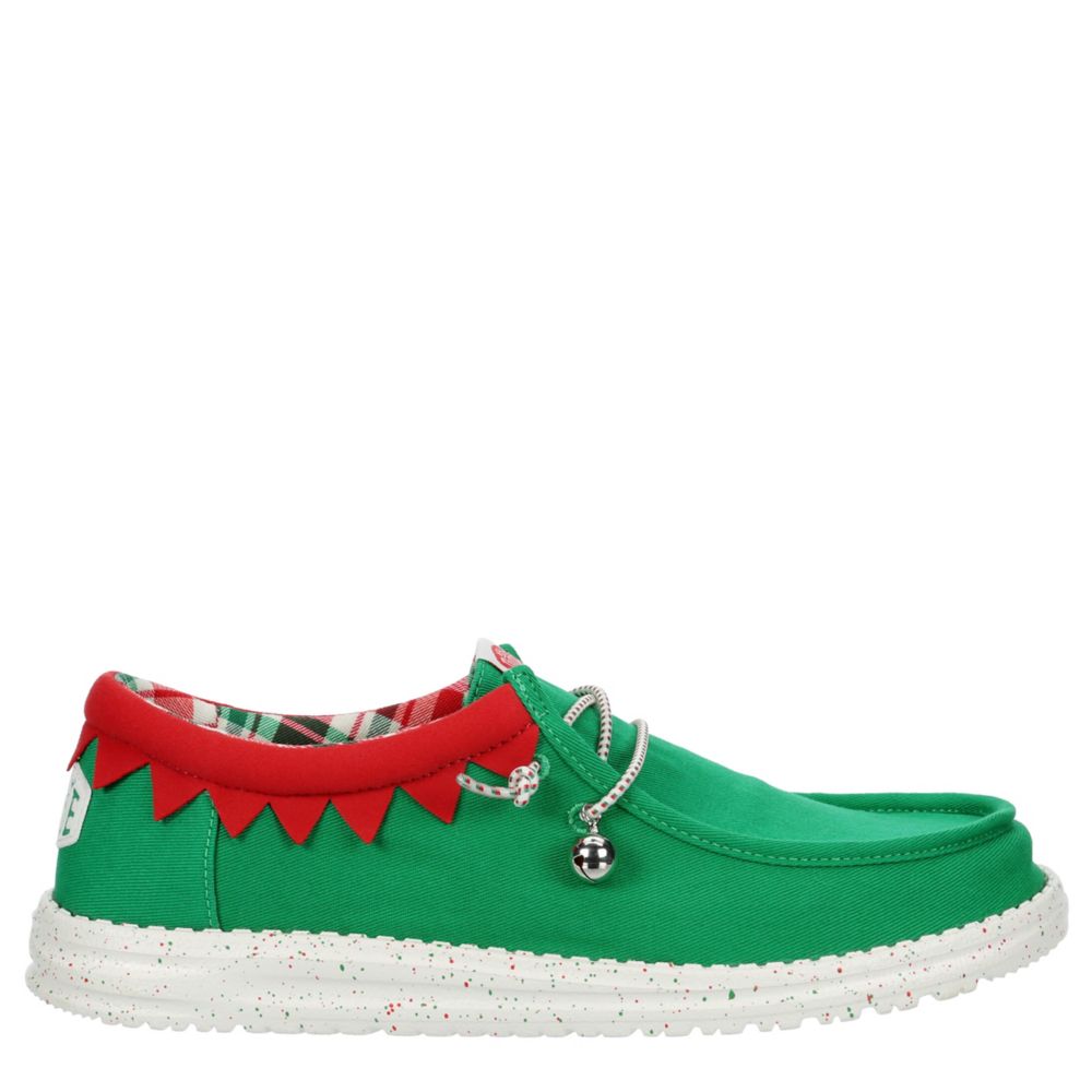 MENS WALLY HOLIDAY ELF SLIP ON SNEAKER