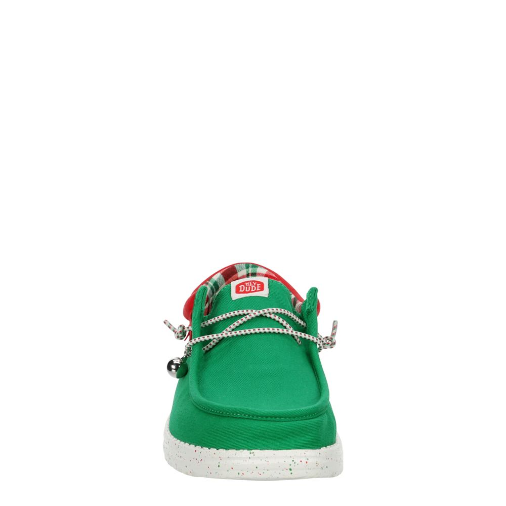 MENS WALLY HOLIDAY ELF SLIP ON SNEAKER