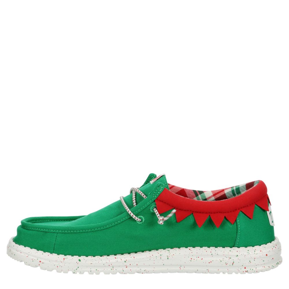 MENS WALLY HOLIDAY ELF SLIP ON SNEAKER