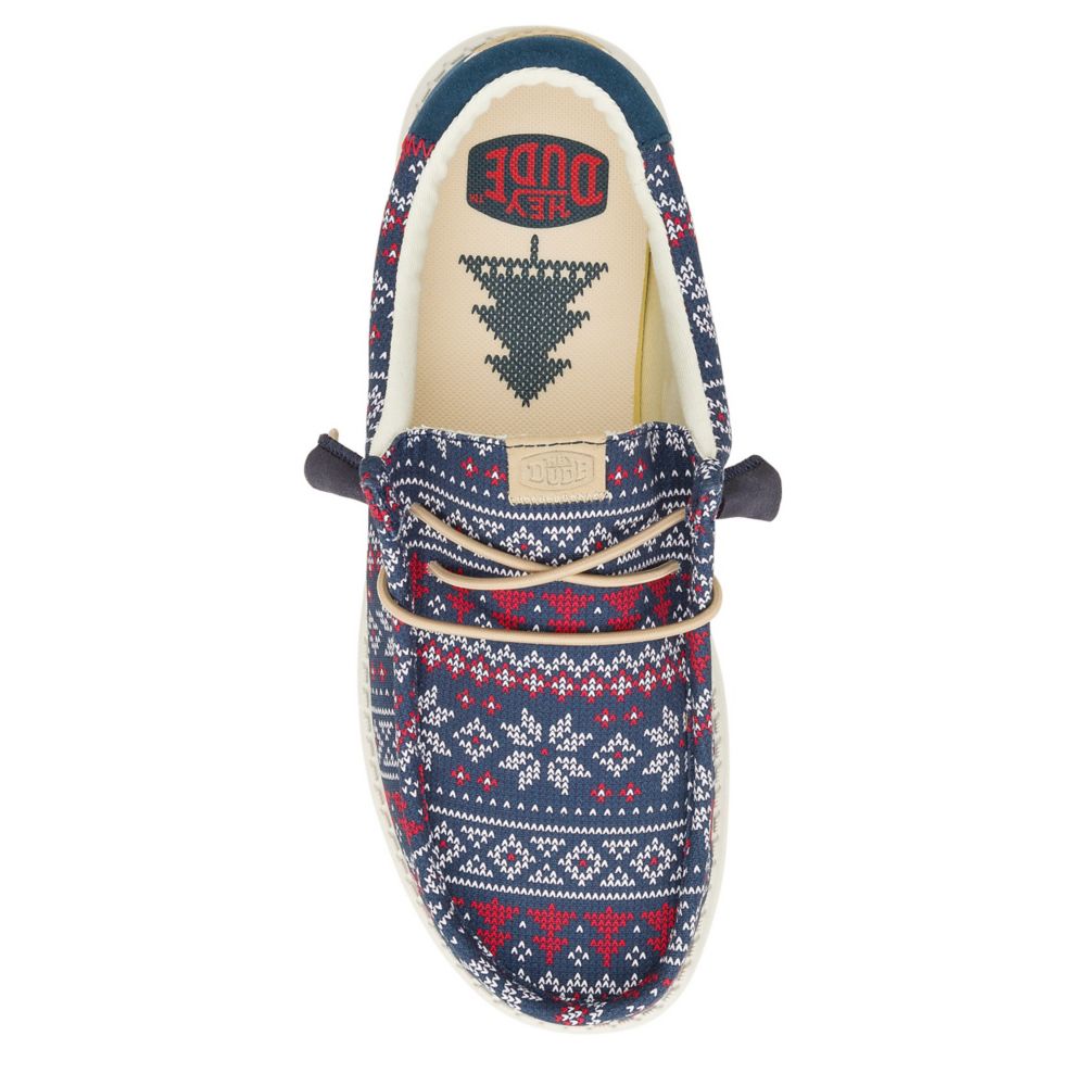 MENS WALLY UGLY SWEATER SLIP ON SNEAKER