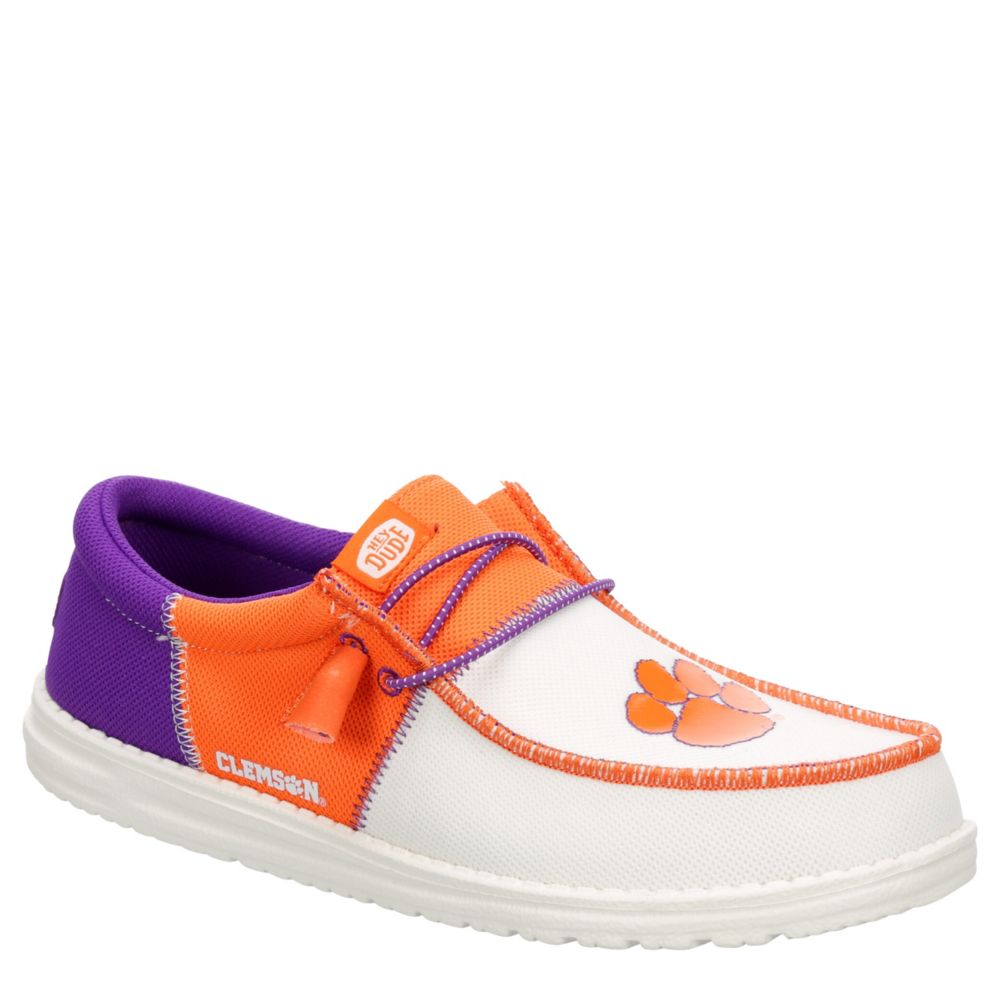 MENS WALLY TRI CLEMSON SLIP ON SNEAKER