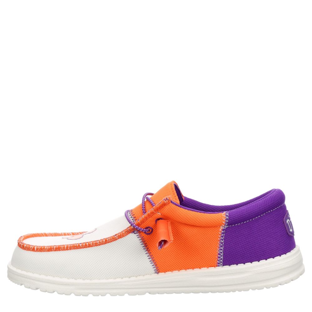 MENS WALLY TRI CLEMSON SLIP ON SNEAKER